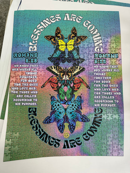 Blessings Are Coming Puzzle (500 Pieces)