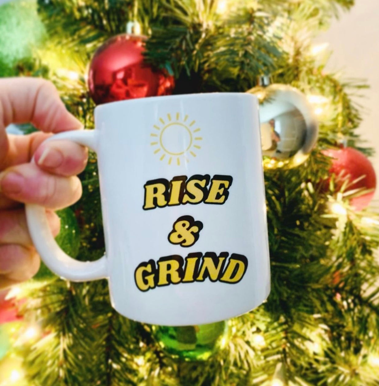 Rise & Grind mug